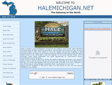 Tablet Screenshot of halemichigan.net